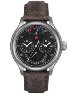 Red Star Traveller Automatik Dual Time, Retrogrades Datum, Gangreserve