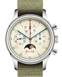 Seagull 1963 Chronograph 40mm Saphirglas MONDPHASE