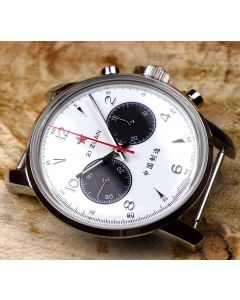 Seagull 1963 42mm PANDA Chronograph 42mm Saphir Bänder Special Deal