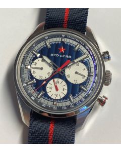 Neu! Red Star Chronograph Seagull ST1903 