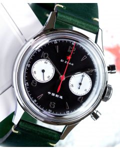 Red Star 1963 Air Force Chronograph Seagull ST19 Acrylglas 38mm