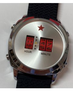 Red Star Drum Roller Watch 44mm
