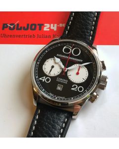 Alexander Shorokhoff Chronograph, Poljot 3133 vergoldet