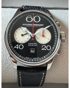 Alexander Shorokhoff Chronograph, Poljot 3133 vergoldet