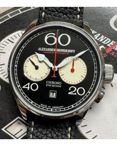 Alexander Shorokhoff Chronograph, dekoriertes Poljot 3133 - letzte Stücke!