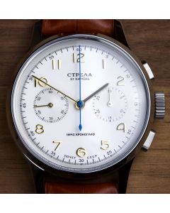 Strela Chronograph Civil 40mm Sapphire - back on stock again!