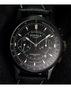 Strela Chronograph 42mm Black Cosmos