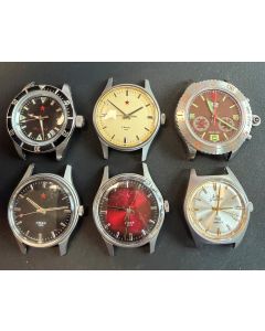 6 Red Star watches - for spareparts