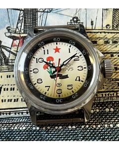 Vostok Maunal Winding 50 years end of world war II, ladies watch, very rare!