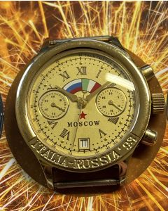 Poljot Chronograph Moscow-Rome, unworn!