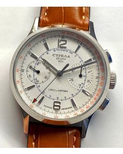 Strela Chronograph Officer 38mm - Poljot 3133, verziert