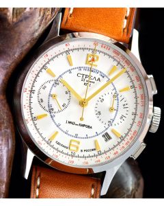 STRELA Officer Chronograph 38mm Saphir