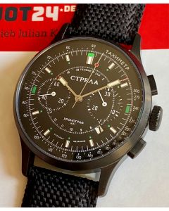 Strela Chronograph 42mm Black Cosmos