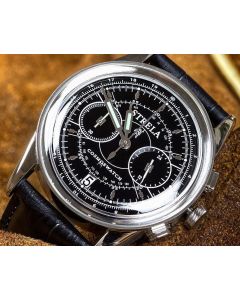 Strela Chronograph Quarz Schwarz
