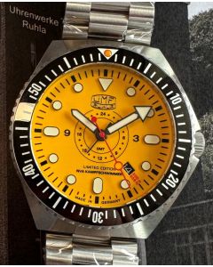 UMF-Ruhla NVA Kampfschwimmer (Combat Swimmer) 1932M-5 Yellow Lume Dial