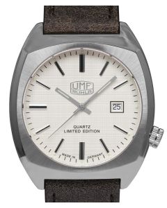 UMF Ruhla Armbanduhr 1468-1, Quarz-UMF-Kaliber 13, Saphirglas, 42mm