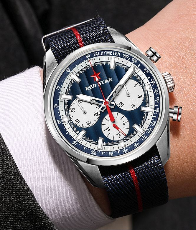 Red Star Chronograph 41,5mm Seagull ST1903