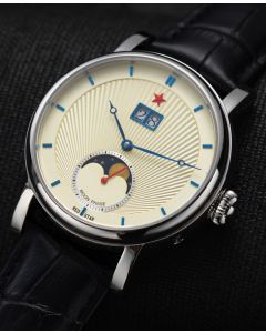 Red Star Seagull Moonphase Big Date Automatic