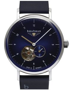 Bauhaus Automatic Open Heart with additional RIOS1931 Inzell leather strap!