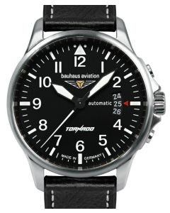 Bauhaus Aviation Tornado Automatik 40mm with extra strap