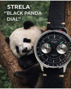 Strela Chronograph Cosmos Panda 40mm