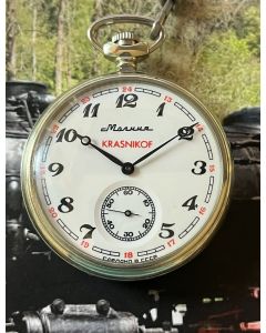 Molnija Taschenuhr Eisenbahn CCCP, selten geworden!
