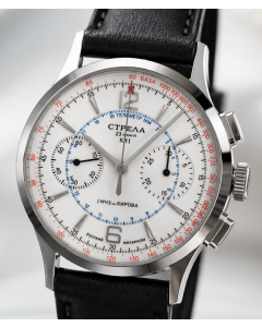 Strela Chronograph Officer 38mm - decorated Poljot 3133 