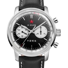 6806G E Seagull 1963 Black Panda Sport Chronograph Red Star Seagull Seagull 1963 Chronograph Black Panda Column wheel Chrono 6806G E Poljot 24