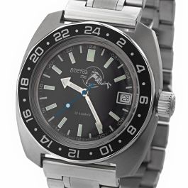 Vostok Amphibia Automatik 24 Stundenuhr 20 ATM 2431 17006B 17006B Wostok Bostok Vostok Poljot 24