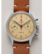 Legendär: Red Star Seagull 1963 38mm Chronograph ST19, Acryl, 3 Bänder