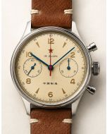 Legendary: Red Star Seagull 1963 38mm Chronograph ST19, Acryl, 3 straps