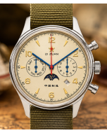 Red Star Seagull 1963 Multicalendar Automatic, 40mm, 2 straps