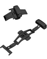 9025S Butterfly Folding Clasp black steel