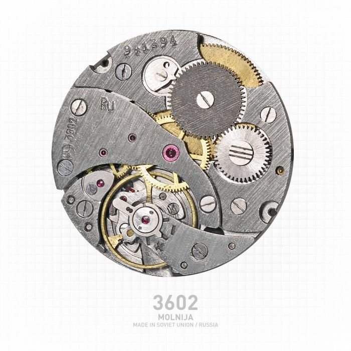 Juri Dolgoruki MOLNIJA Taschenuhr Molnija 3602 Molnija pocketwatch caliber 3602 Poljot 24