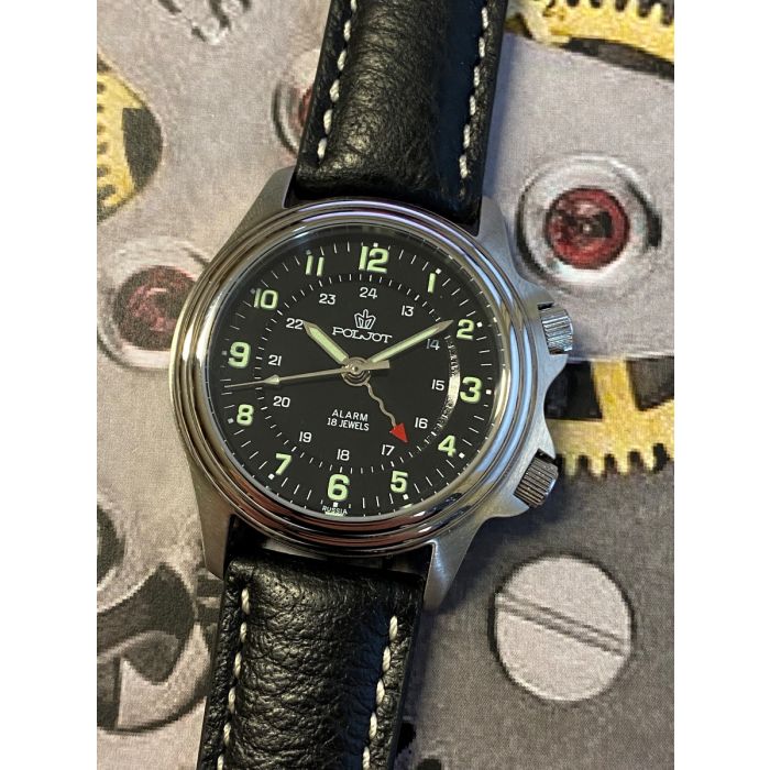 Alarm Chronograph Mit Wecker Poljot Wecker Signal Alarm Poljot 24