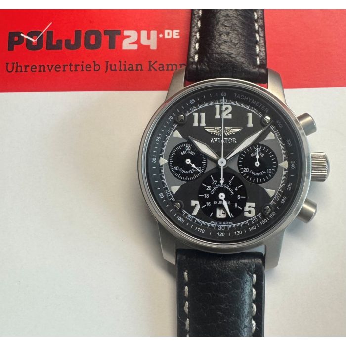 Aviator Chronograph IV Poljot 31681 Chronograph Aviator IV Saphir