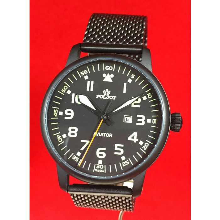 Metallband Edelstahl Milanaise Mesh Molnija Poljot 24