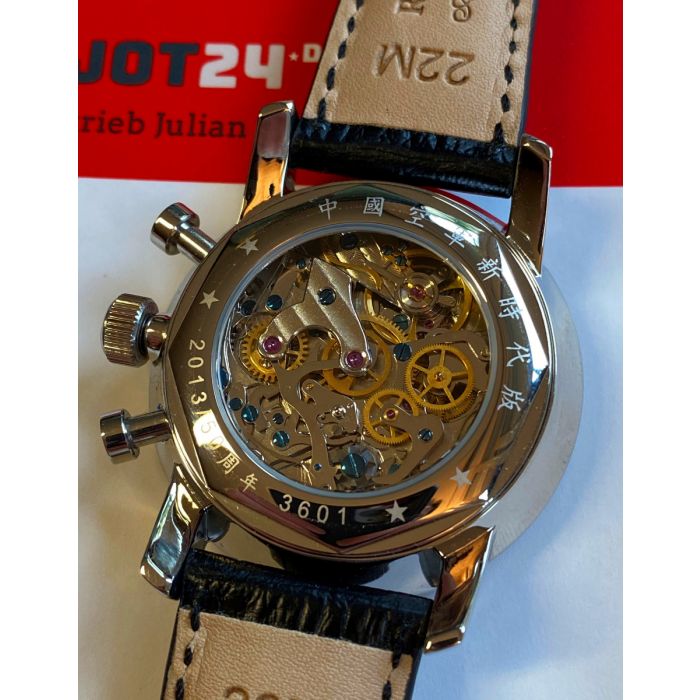 Seagull 1963 Chinesische Luftwaffenuhr 42 mm schwarz Poljot 24