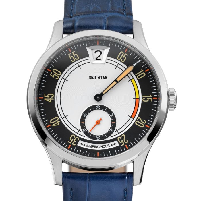 洋楽 SHOCK STARS 8834G-A Red Star Jumping Hour Automatik Seagull ST.1721 Jumping
