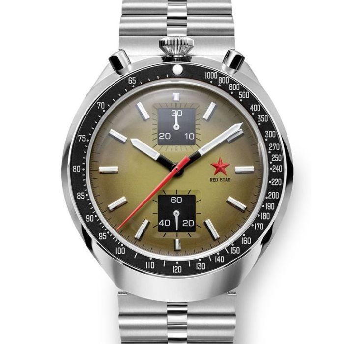 Red sales star chronograph