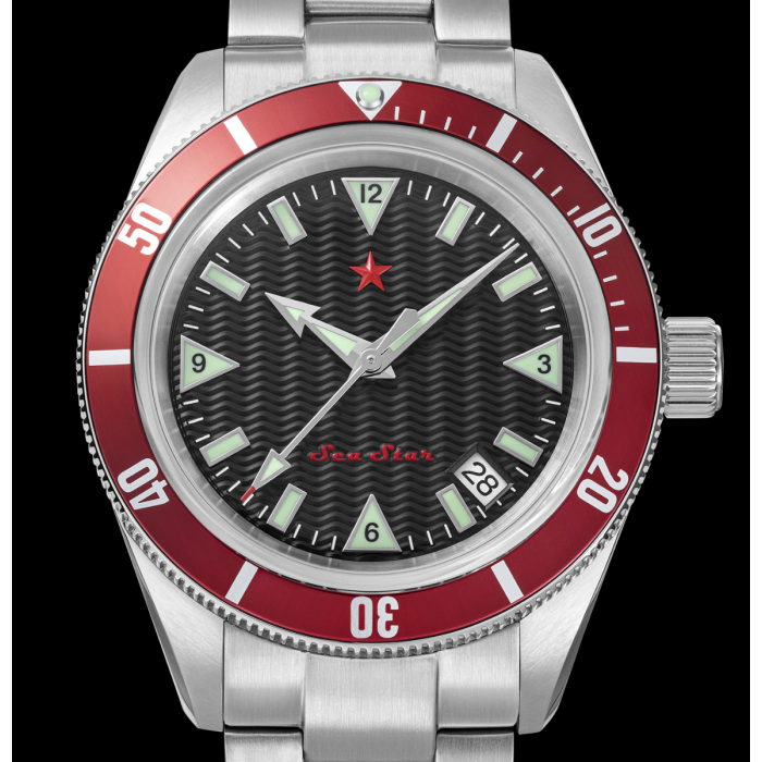 Red Star SEA STAR 1 Automatik Seiko NH35 Seiko NH35A Red Star Diver watch  Diver automatic NH35 Diver Seiko Red Star | Poljot 24