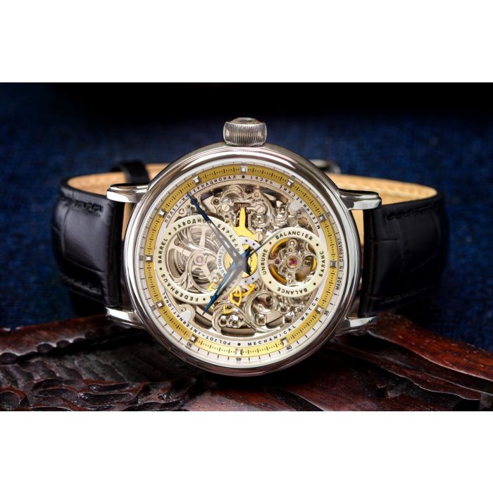 7500.1940712 Hermitage Poljot International Skeleton Automatik