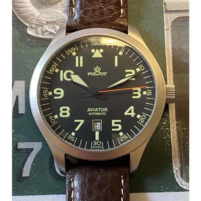 Poljot Aviator Poljot Armbanduhr Poljot Automatik 40 Mm Poljot 24