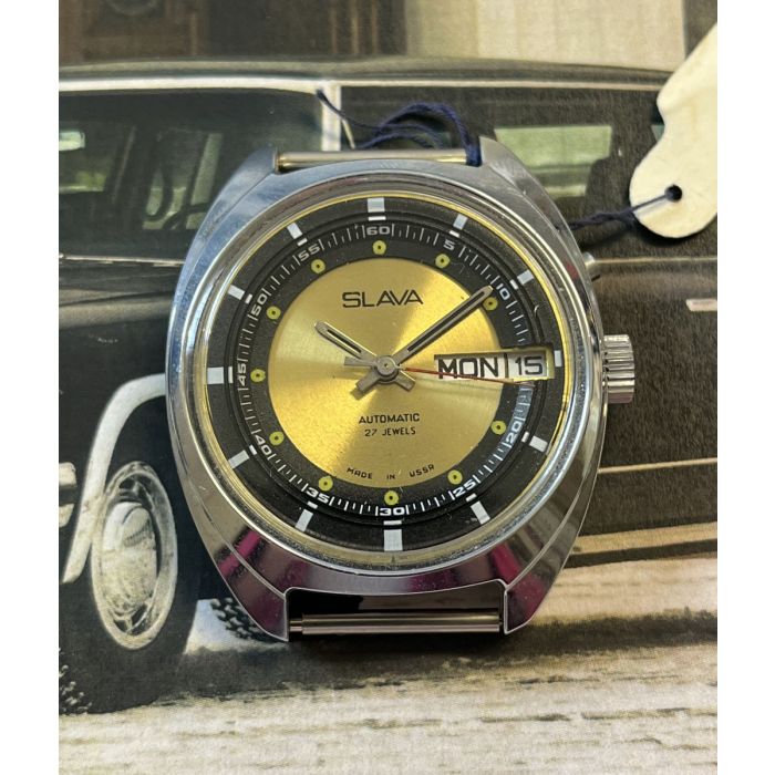 Slava automatic 27 jewels hotsell