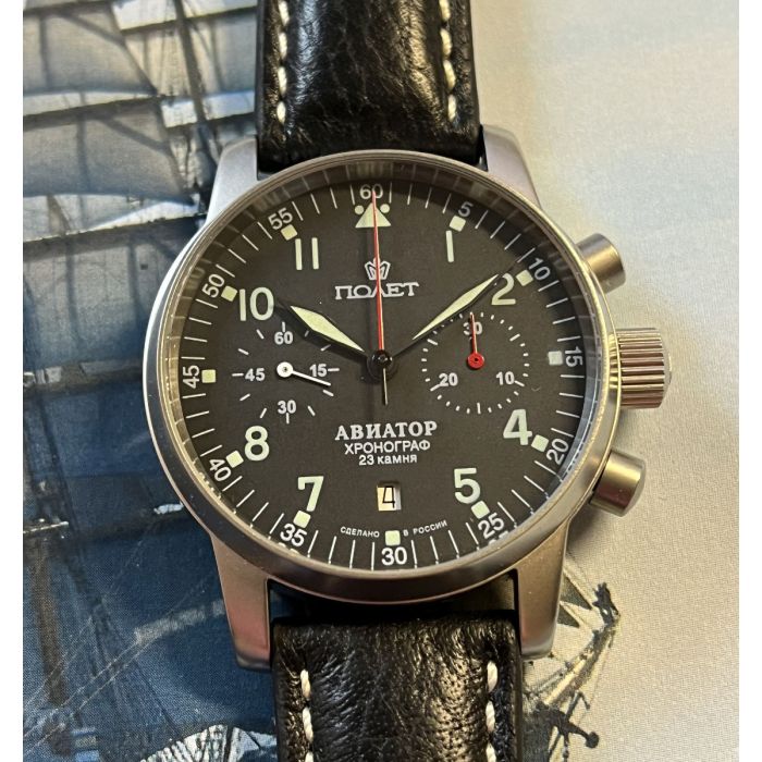 POLJOT AVIATOR クロノグラフ腕時計 Poljot Aviator] My Russian Pilot's Chronograph