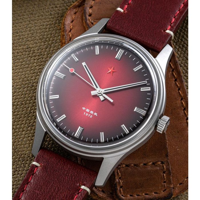 Red Star 3-Hand mechanical watch 1972 Tongji