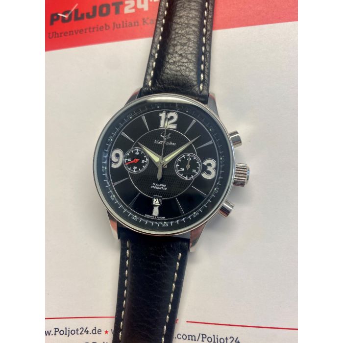 Maktime Chronograph 43 mm Maktime Chrono 3133 Maktime Poljot Russia Poljot 24