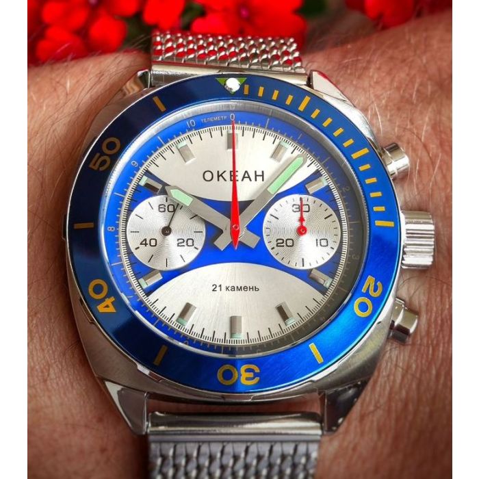 Okean Chronograph 39mm Schaltrad ST1901 OKEAN OKEAH OCEAN Poljot24