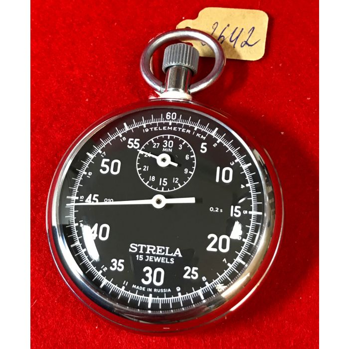 Mechanische Stoppuhr 1 Kronenstopper - 30 Sek, 1/10