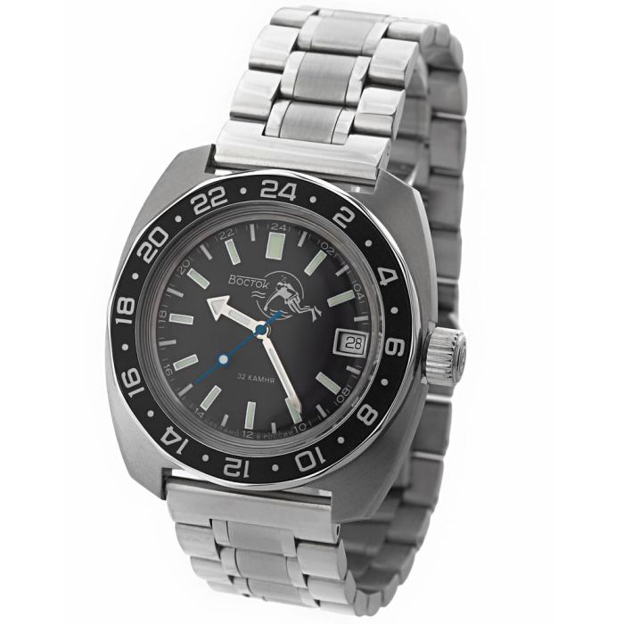 Vostok Amphibia Automatik 24-Stundenuhr 20 ATM 2431/17006B 17006B